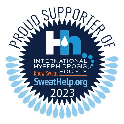 Proud Supporter of the International Hyperhidrosis Society 2023